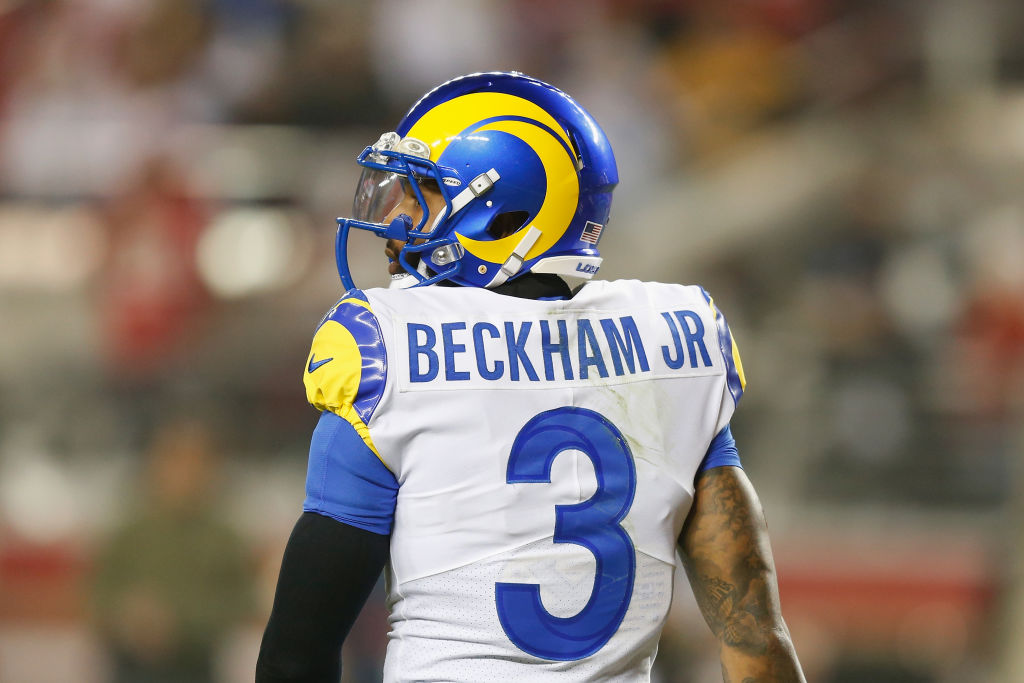 odell beckham with the rams