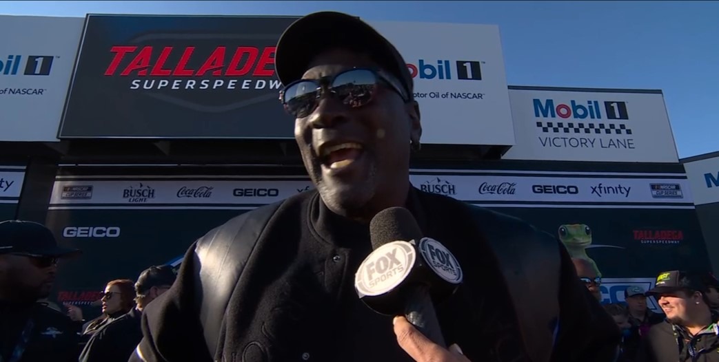 Michael Jordan Finally Got To Celebrate NASCAR Victory In Person